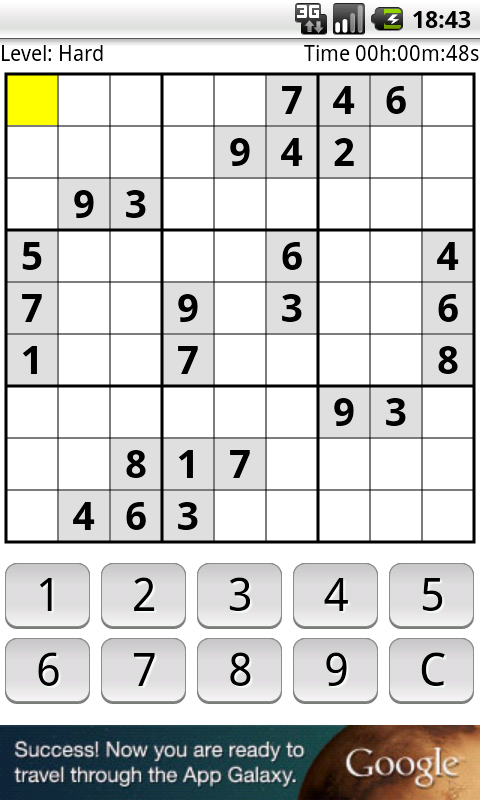PG SuDoKu for Android